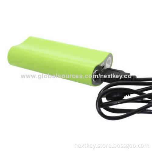 LED Flash Torch Mobile Power Bank 5600mAh, with Customer's Logo